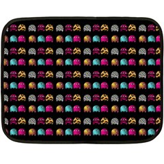 Eighties Bugs Double Sided Fleece Blanket (mini)  by snowwhitegirl