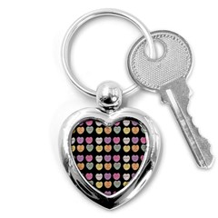 Valentine Hearts Black Key Chains (heart)  by snowwhitegirl