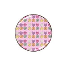 Valentine Hearts Pink Hat Clip Ball Marker (4 Pack) by snowwhitegirl