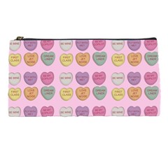 Valentine Hearts Pink Pencil Cases by snowwhitegirl