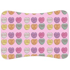 Valentine Hearts Pink Velour Seat Head Rest Cushion by snowwhitegirl