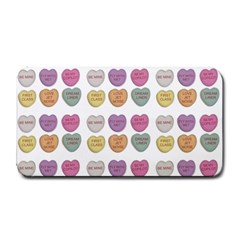 Valentine Hearts White Medium Bar Mats by snowwhitegirl