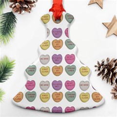 Valentine Hearts White Ornament (christmas Tree)  by snowwhitegirl