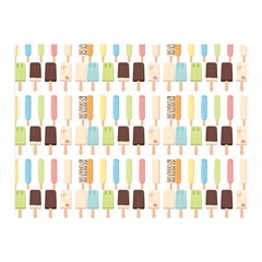 Candy Popsicles White Double Sided Flano Blanket (mini) 