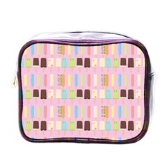 Candy Popsicles Pink Mini Toiletries Bag (one Side) by snowwhitegirl