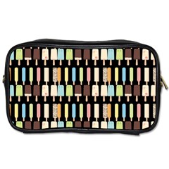 Candy Popsicles Black Toiletries Bag (one Side) by snowwhitegirl