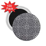 Geometric Stylized Floral Pattern 2.25  Magnets (100 pack)  Front