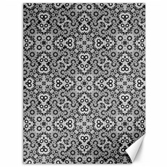 Geometric Stylized Floral Pattern Canvas 36  X 48  by dflcprints