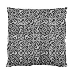 Geometric Stylized Floral Pattern Standard Cushion Case (one Side) by dflcprints