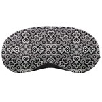 Geometric Stylized Floral Pattern Sleeping Masks Front