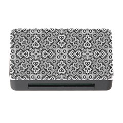 Geometric Stylized Floral Pattern Memory Card Reader With Cf by dflcprints