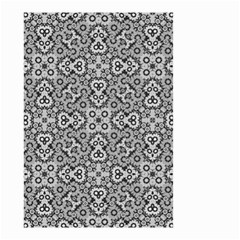 Geometric Stylized Floral Pattern Small Garden Flag (two Sides) by dflcprints