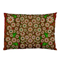 Flower Wreaths And Ornate Sweet Fauna Pillow Case