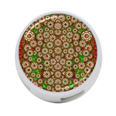 Flower Wreaths And Ornate Sweet Fauna 4-port Usb Hub (one Side) by pepitasart