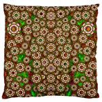 Flower Wreaths And Ornate Sweet Fauna Large Cushion Case (One Side) Front