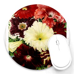 Flowers 1776585 1920 Round Mousepads by vintage2030