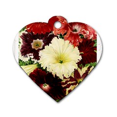 Flowers 1776585 1920 Dog Tag Heart (one Side) by vintage2030