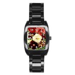 Flowers 1776585 1920 Stainless Steel Barrel Watch Front