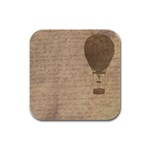 Letter Balloon Rubber Square Coaster (4 pack)  Front