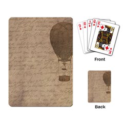 Letter Balloon Playing Cards Single Design by vintage2030