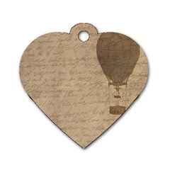 Letter Balloon Dog Tag Heart (two Sides) by vintage2030