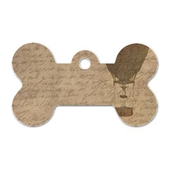 Letter Balloon Dog Tag Bone (two Sides) by vintage2030