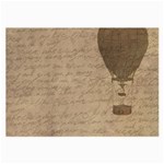 Letter Balloon Large Glasses Cloth (2-Side) Back