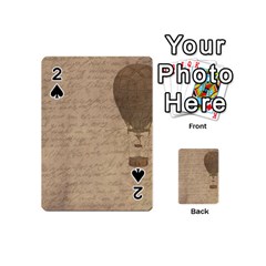 Letter Balloon Playing Cards 54 (mini) by vintage2030