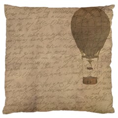 Letter Balloon Large Cushion Case (one Side) by vintage2030