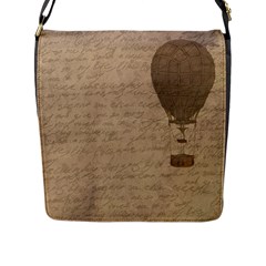 Letter Balloon Flap Closure Messenger Bag (l) by vintage2030