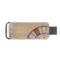 Circle Portable Usb Flash (one Side) by vintage2030