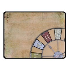 Circle Double Sided Fleece Blanket (small)  by vintage2030