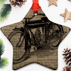 Bicycle Letter Ornament (star) by vintage2030