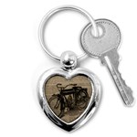 Bicycle Letter Key Chains (Heart)  Front