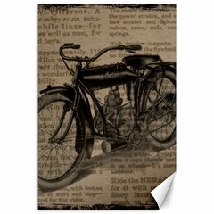 Bicycle Letter Canvas 24  X 36  by vintage2030