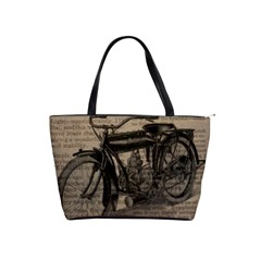 Bicycle Letter Classic Shoulder Handbag by vintage2030