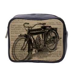 Bicycle Letter Mini Toiletries Bag (two Sides) by vintage2030