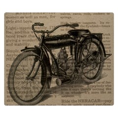 Bicycle Letter Double Sided Flano Blanket (small)  by vintage2030