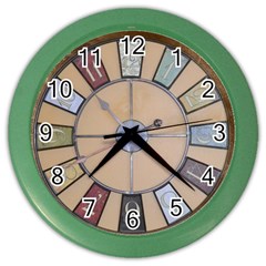 Collage 1706638 1920 Color Wall Clock by vintage2030