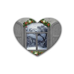 Winter 1660924 1920 Heart Coaster (4 Pack)  by vintage2030