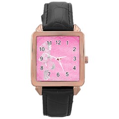 Tag 1659629 1920 Rose Gold Leather Watch  by vintage2030