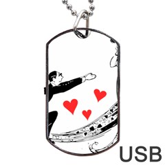 Manloveswoman Dog Tag Usb Flash (two Sides) by vintage2030