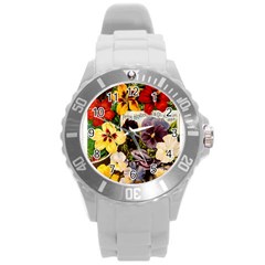 Flowers 1776534 1920 Round Plastic Sport Watch (l) by vintage2030