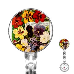 Flowers 1776534 1920 Stainless Steel Nurses Watch by vintage2030