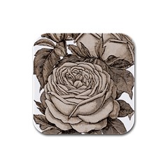 Flowers 1776626 1920 Rubber Square Coaster (4 Pack)  by vintage2030