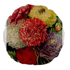 Flowers 1776541 1920 Large 18  Premium Round Cushions by vintage2030