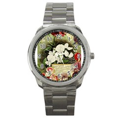 Flowers 1776617 1920 Sport Metal Watch by vintage2030