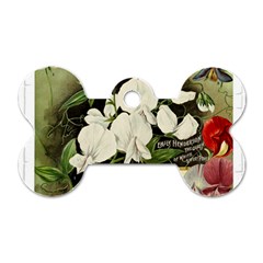 Flowers 1776617 1920 Dog Tag Bone (two Sides) by vintage2030