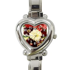 Flowers 1776585 1920 Heart Italian Charm Watch by vintage2030