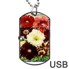 Flowers 1776585 1920 Dog Tag Usb Flash (one Side) by vintage2030